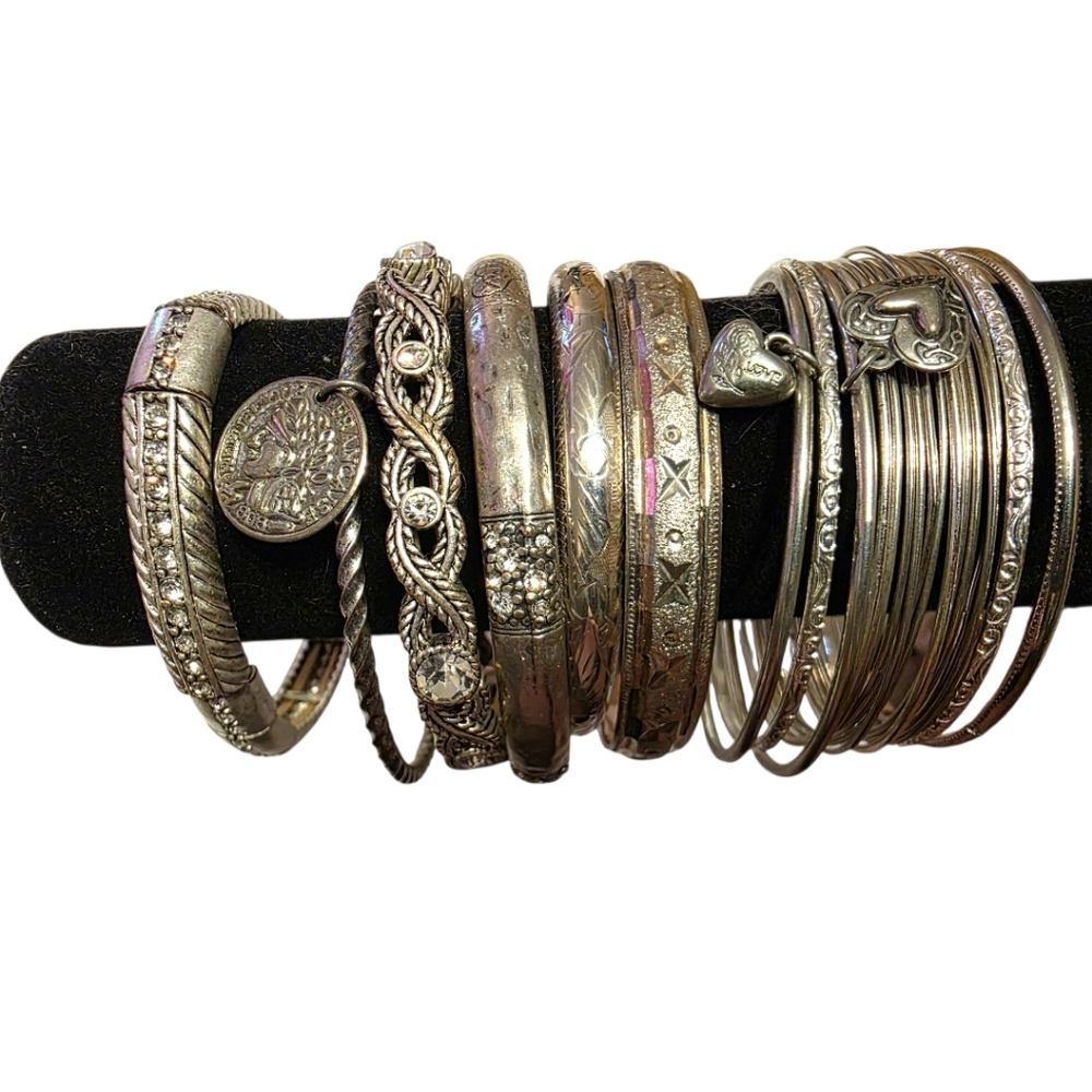 22 Elegant Silver Braclelet Bundle - image 1